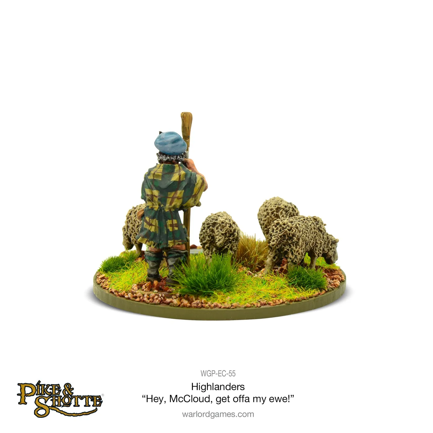 Bolt Action Pike & Shotte Highlander Hey, McCloud figurines métal