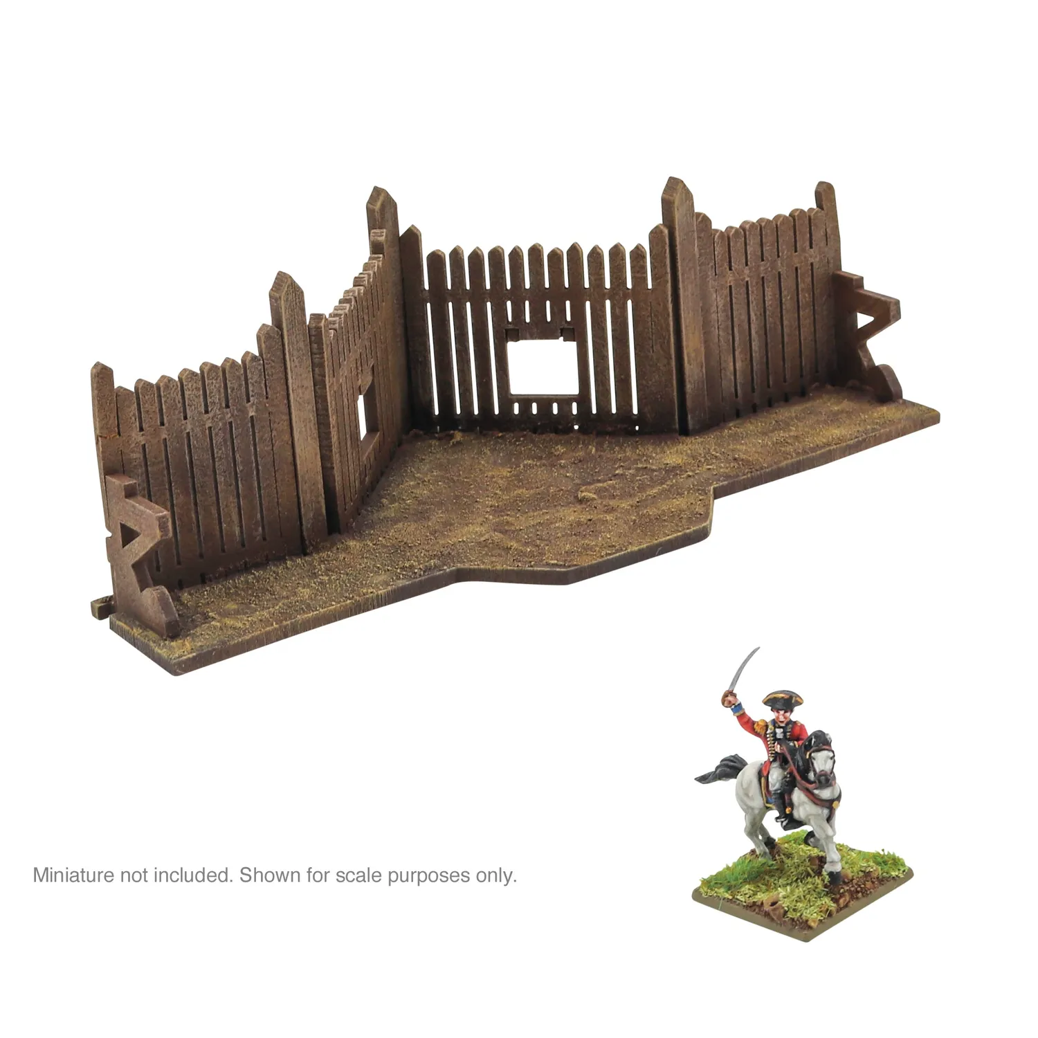 Bolt Action Epic Battles Revolution Enfilade Gun Position décor MDF