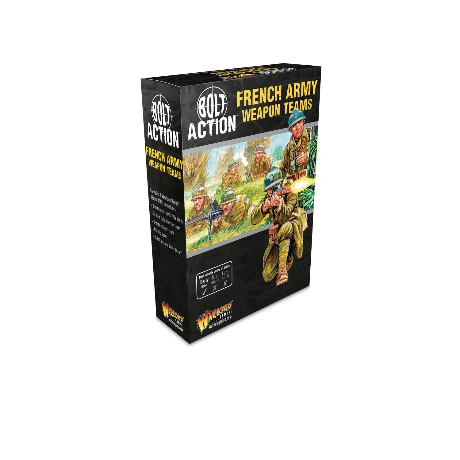 Bolt Action French Army weapons teams équipes d’armes françaises