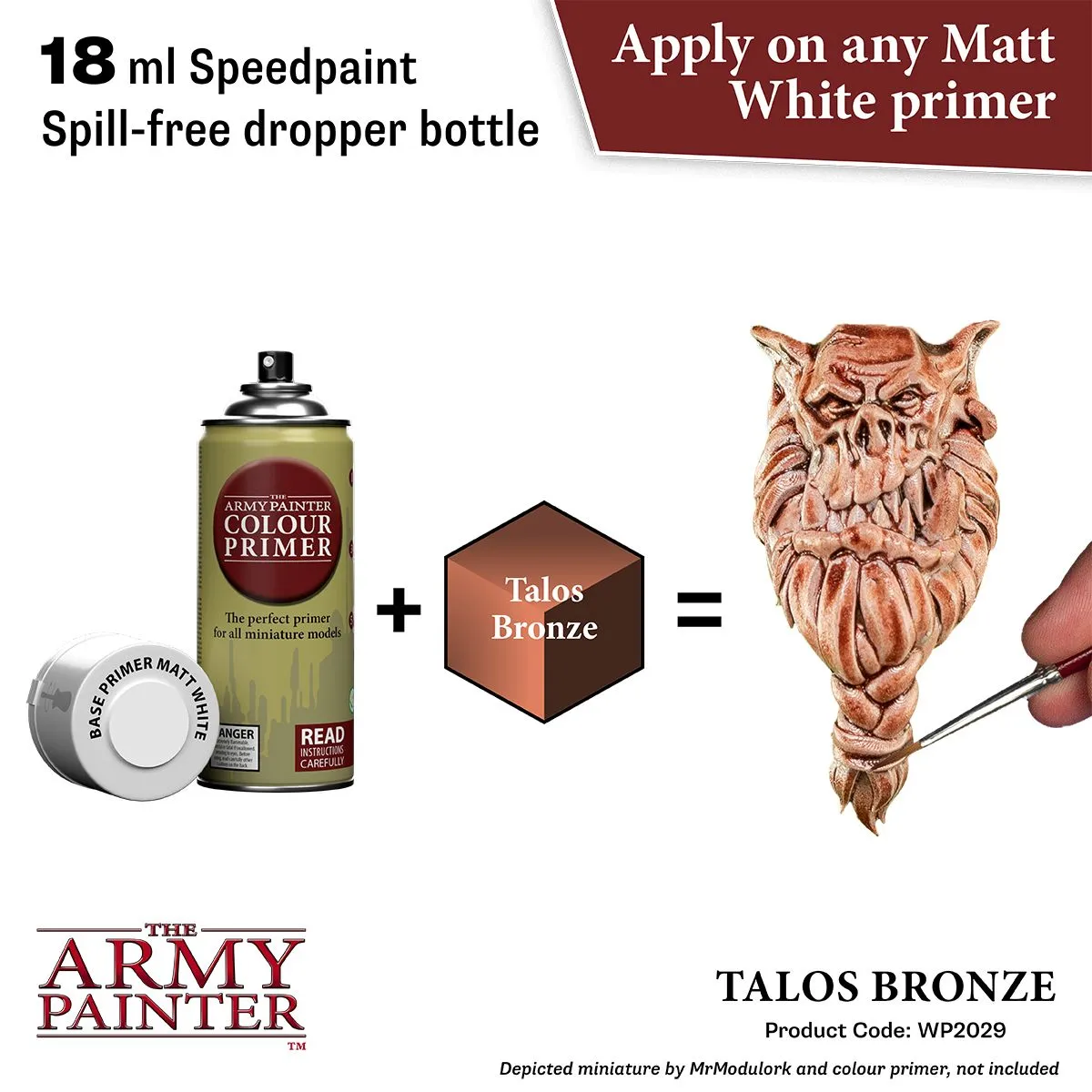 Bolt Action Speedpaint Talos Bronze peinture métallique une couche