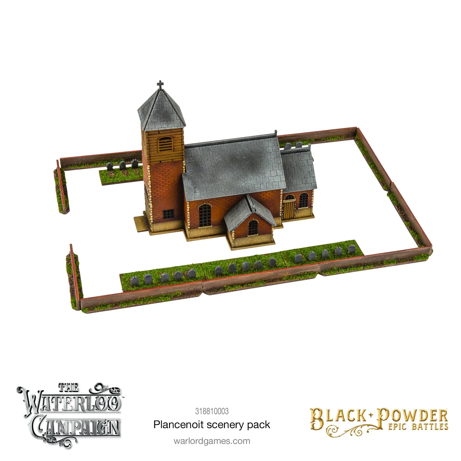 Bolt Action Black Powder Epic Battles Waterloo Plancenoit Scenery Pack décor MDF