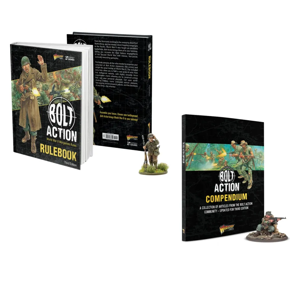 Bolt Action Bolt Action Rulebook and Compendium bundle livres