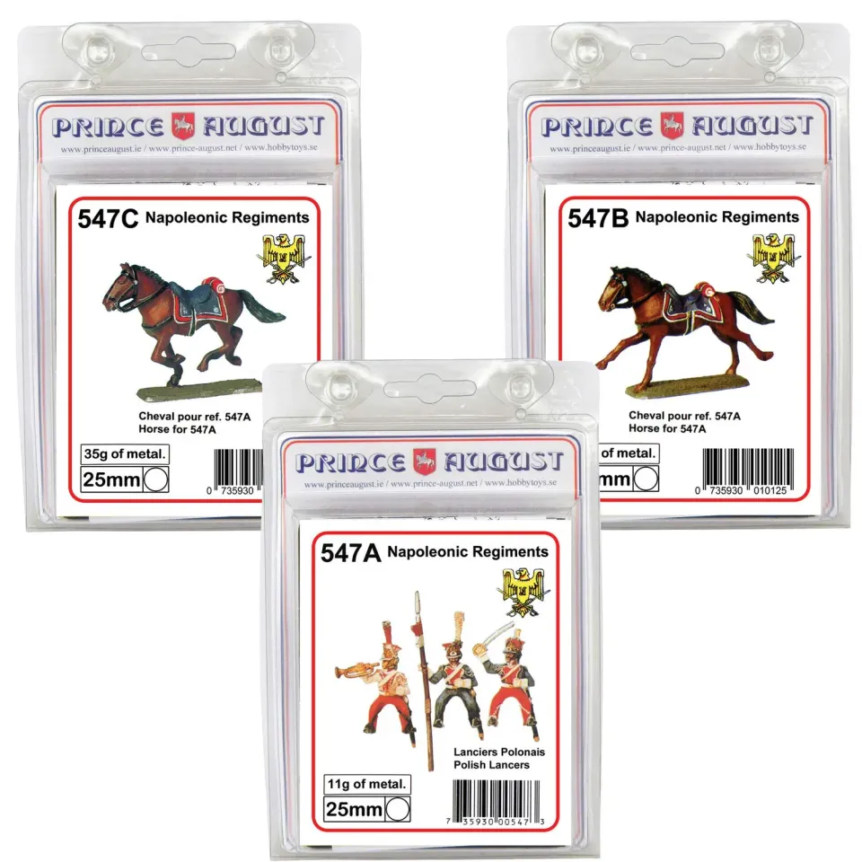 Prince August PA547 moule à figurines 25 mm réutilisable 3 moules