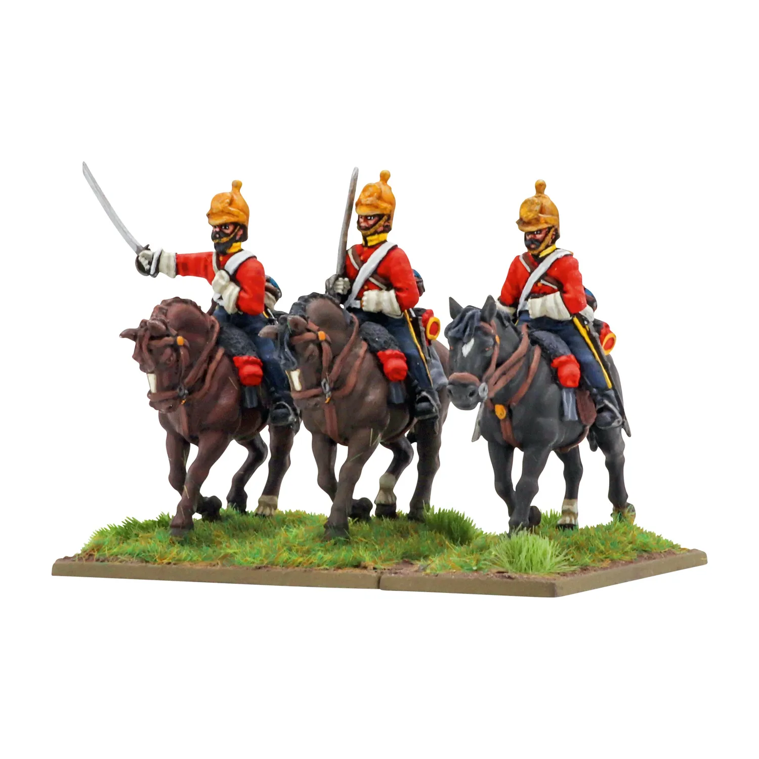 Bolt Action Black Powder Crimean War British Heavy Dragoons cavalerie métal