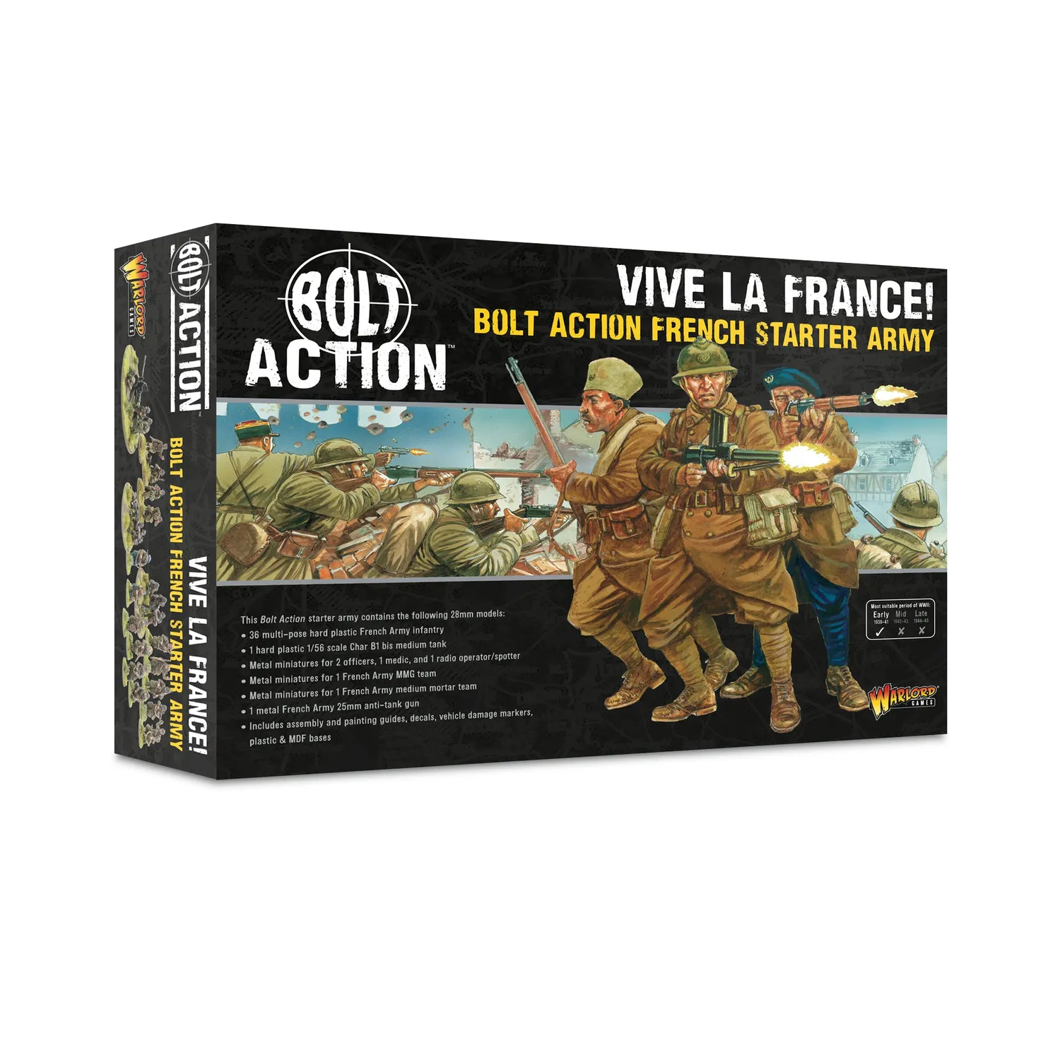 Bolt Action French Army starter army armée de démarrage