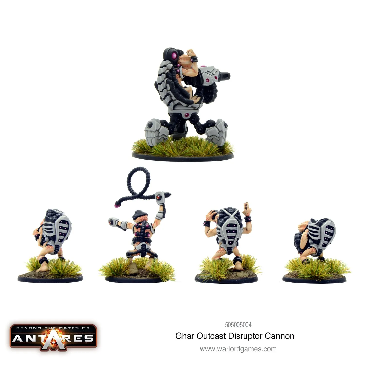 Warlord Games Gates of Antares Ghar Outcast Disruptor Cannon figurine métal