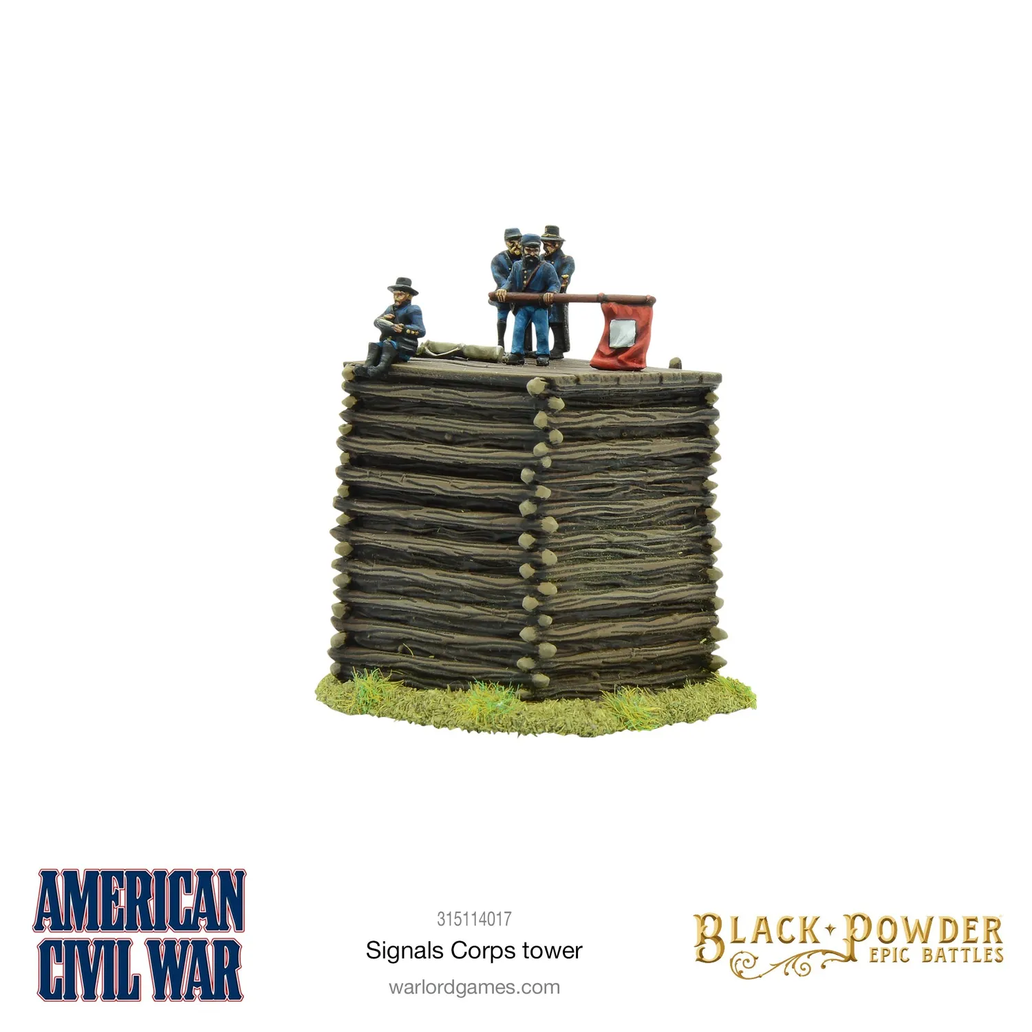 Black Powder Epic Battles tour signal ACW résine