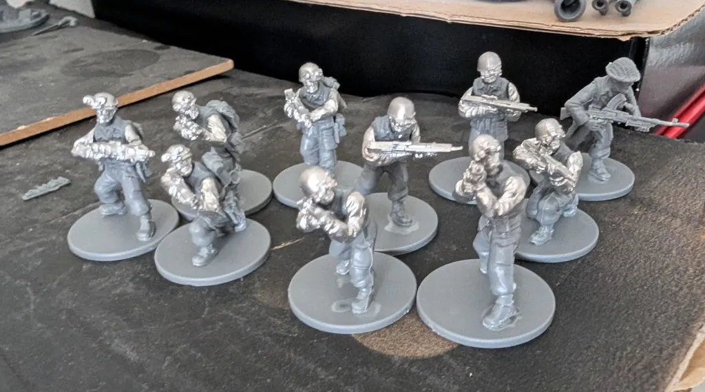 Bolt Action British Grenadiers figurines Konflikt ’47