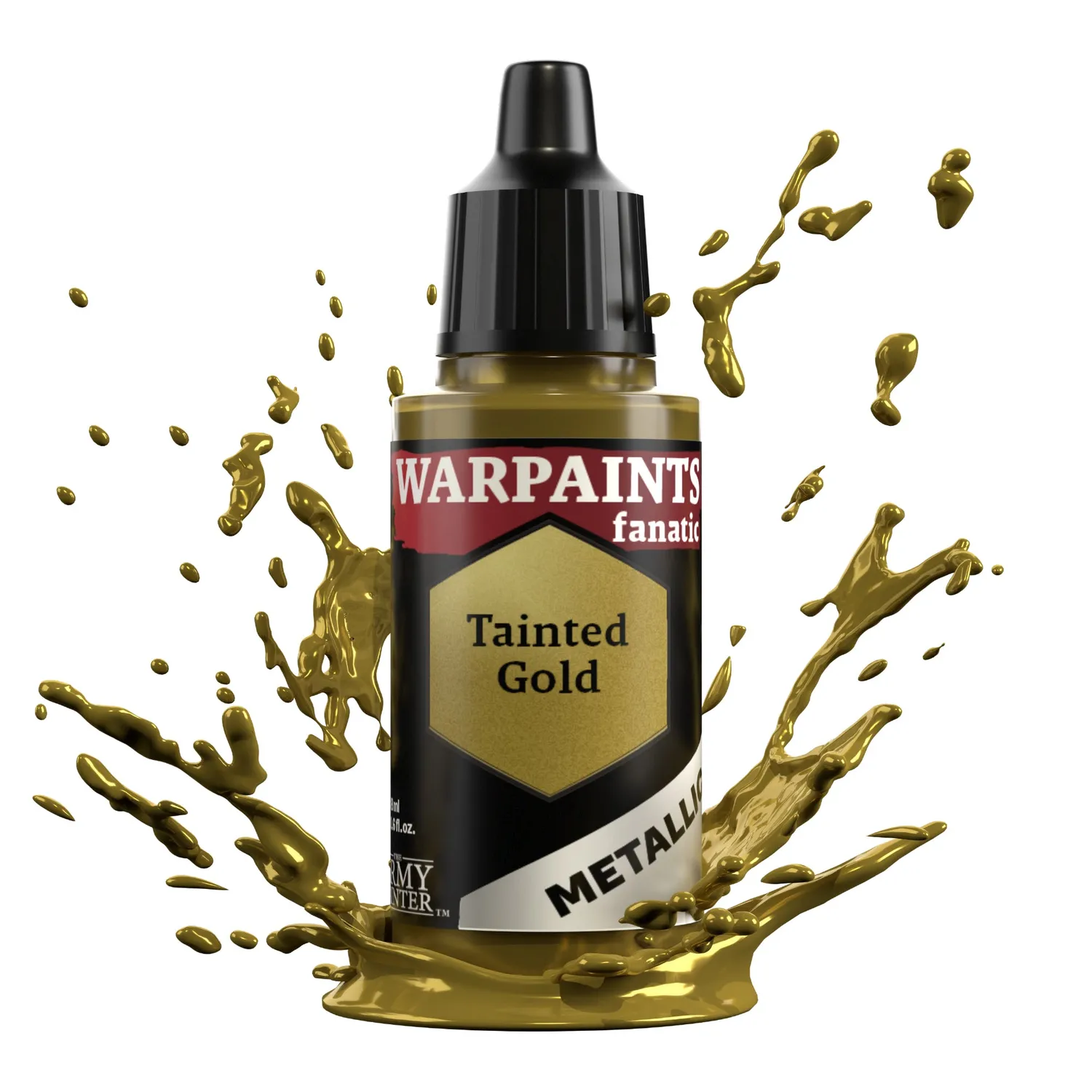 Bolt Action Warpaints Fanatic Metallic Tainted Gold peinture acrylique 18 ml métallique