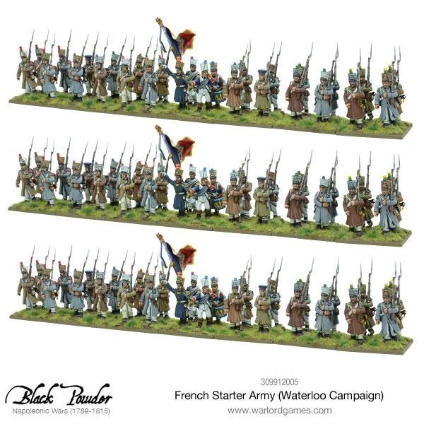 Warlord Games Black Powder Français Waterloo boîte figurines 125 pcs