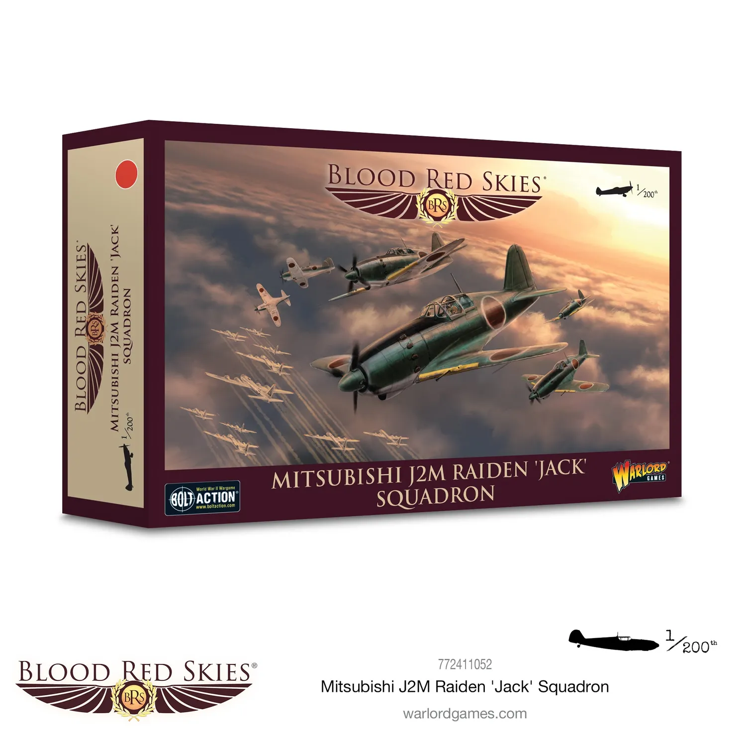 Warlord Blood Red Skies J2M Raiden Jack escadrille 6 avions