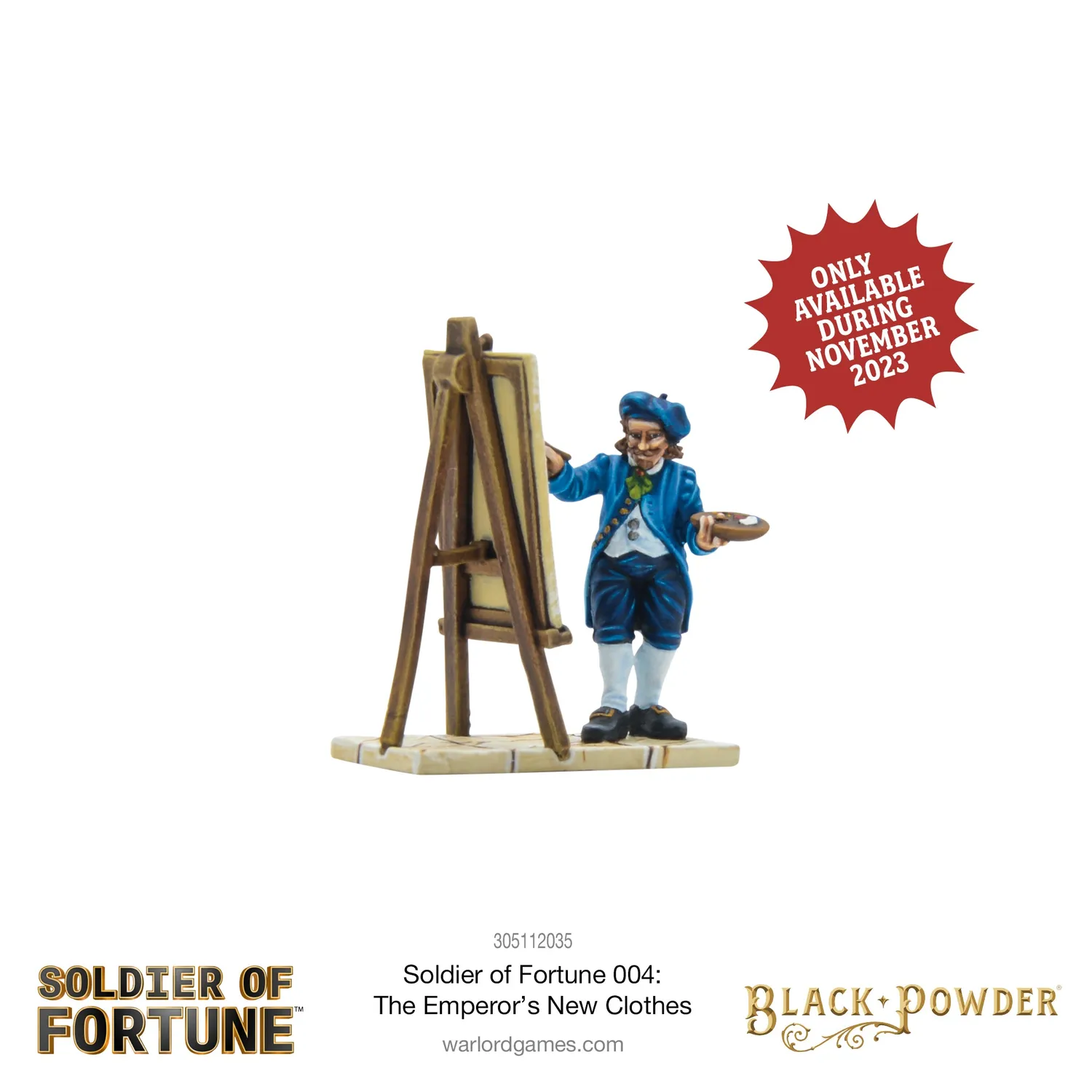 Bolt Action Soldier of Fortune 004 The Emperor’s New Clothes figurine métal