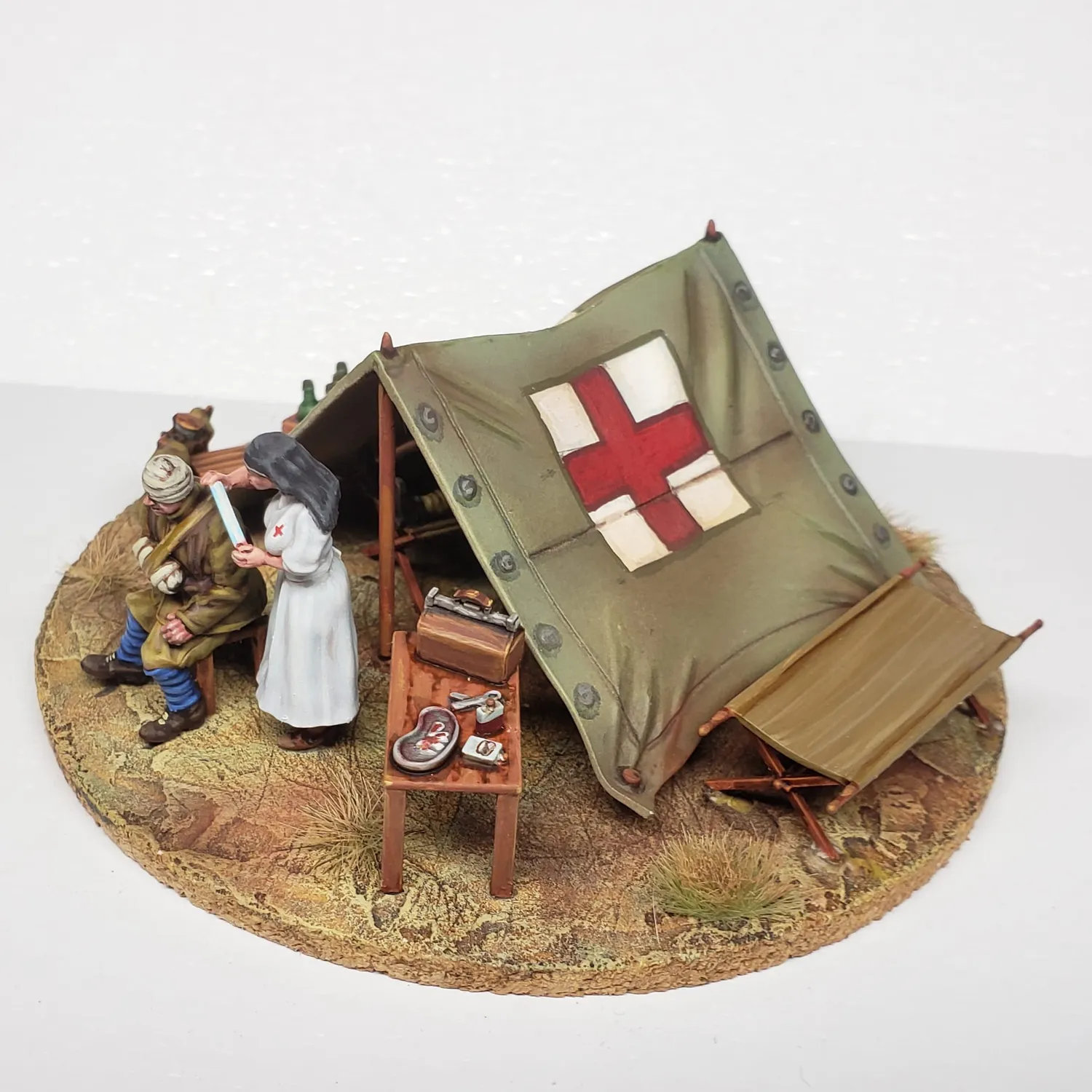 Armée du Levant Infirmerie de campagne figurines 28mm résine