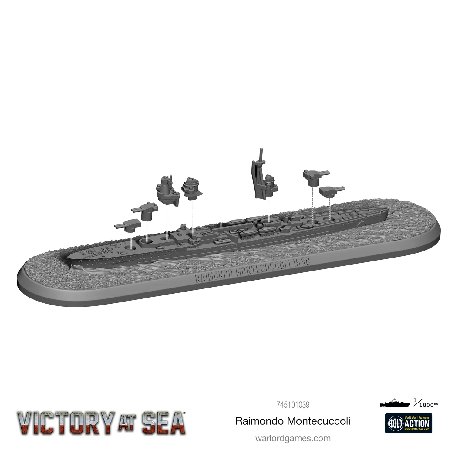 Victory at Sea Raimondo Montecuccoli croiseur italien