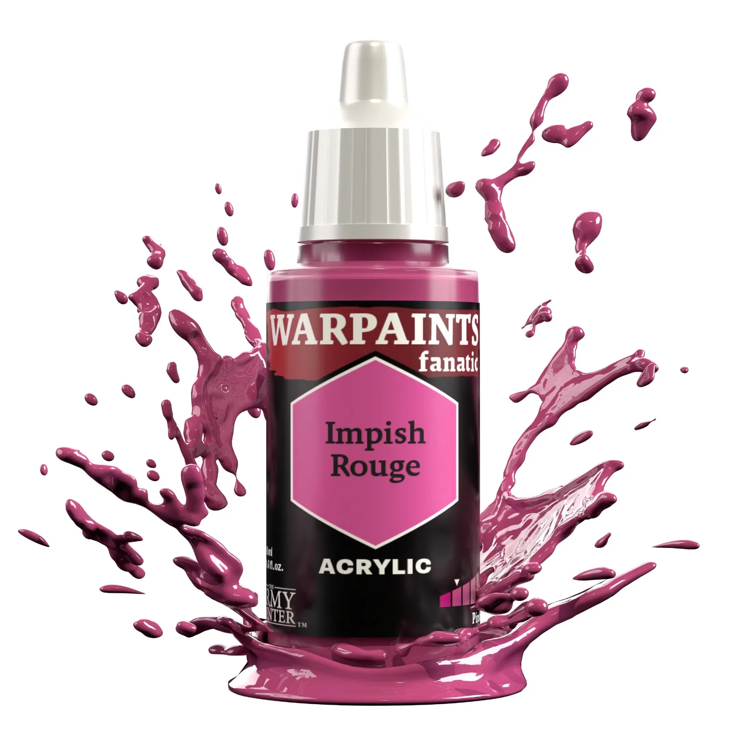 Army Painter Warpaints Fanatic Impish Rouge peinture 18 ml rose