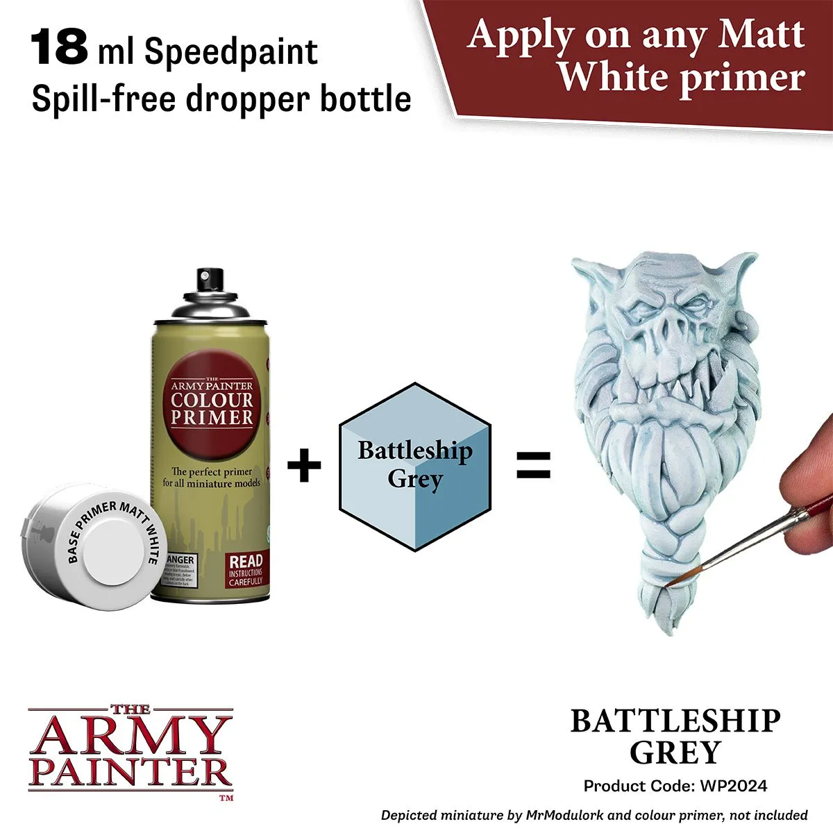 Army Painter Speedpaint Battleship Grey peinture gris