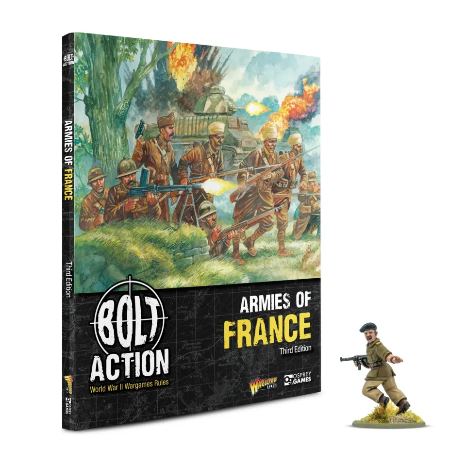 Bolt Action Armies of France and Marie-Pierre Kœnig book miniature livre
