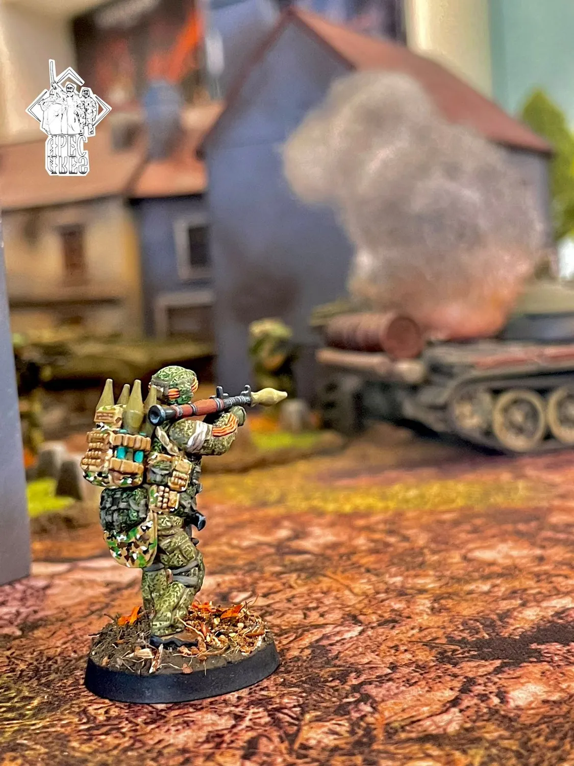 Des Tranchées aux Barricades Parachutistes Russes figurines 28mm métal x12