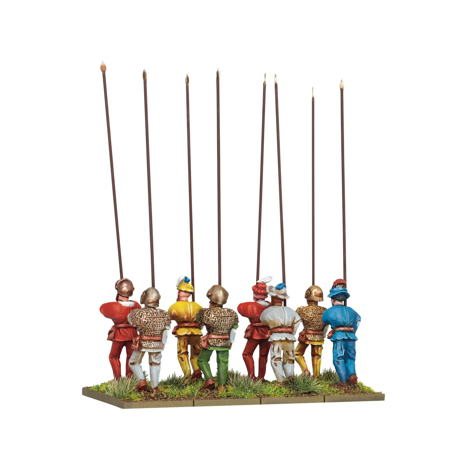 Bolt Action Pike & Shotte Italian Wars Swiss Pikemen figurines métal 8 piquiers