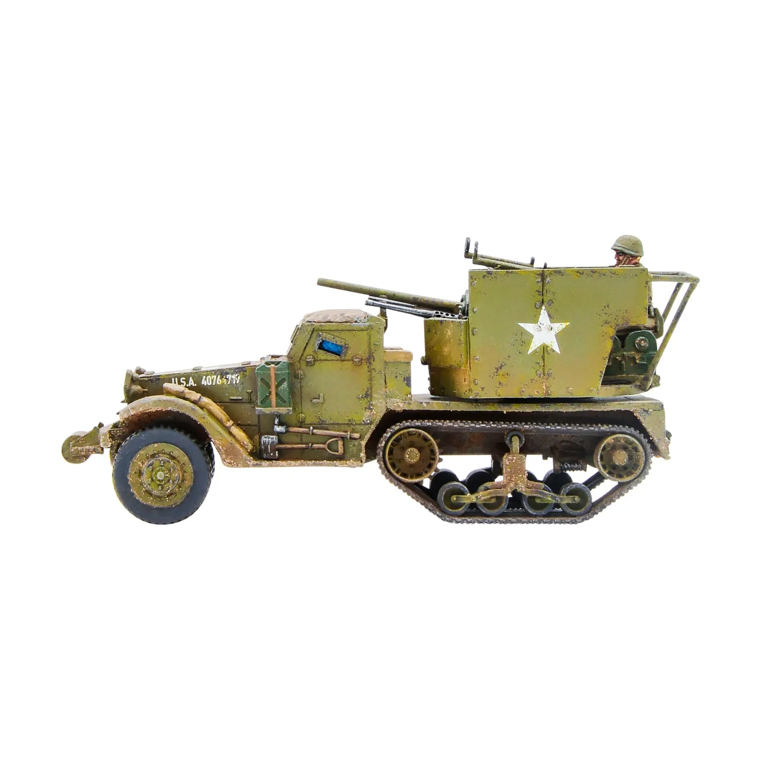 Bolt Action M15 Multiple Gun Motor Carriage véhicule antiaérien