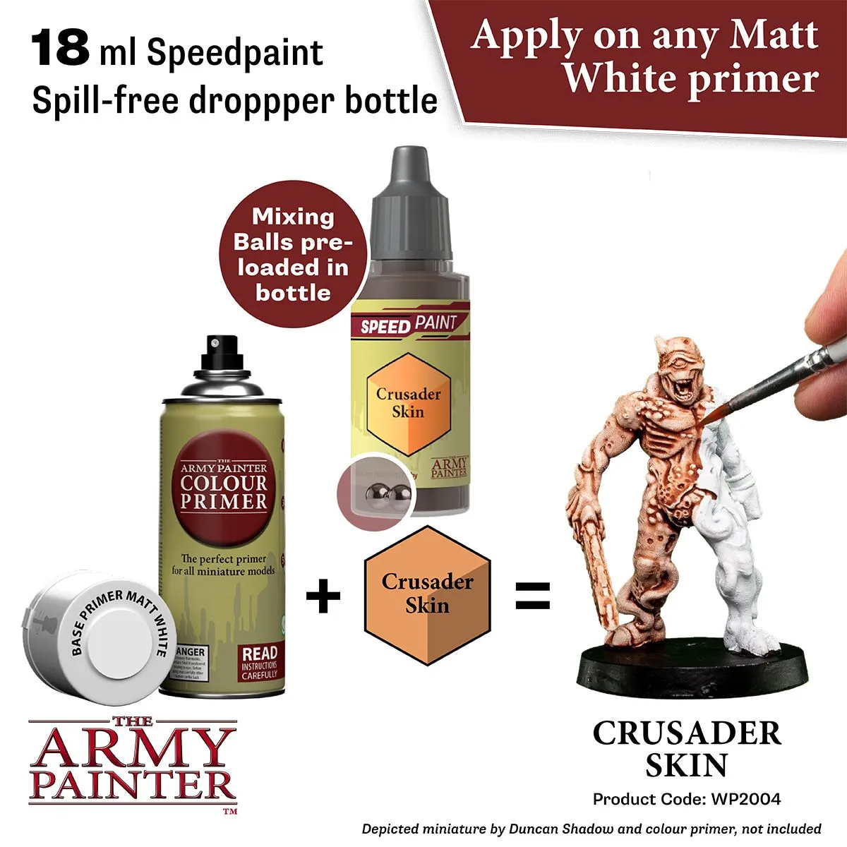Army Painter Speedpaint Crusader Skin peinture peau 1 couche chair