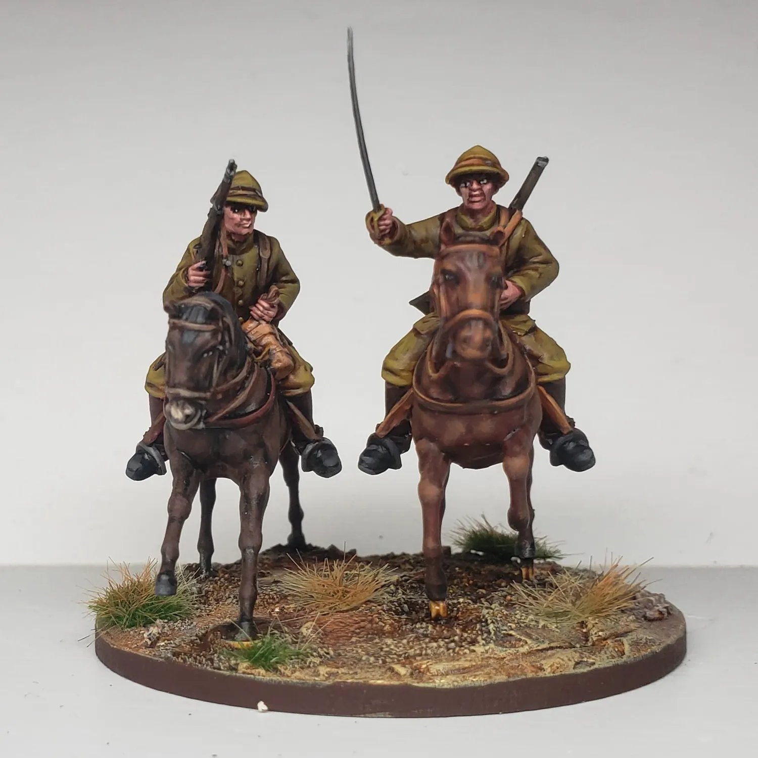 Des Tranchées aux Barricades Chasseurs d’Afrique cavalerie 28mm résine