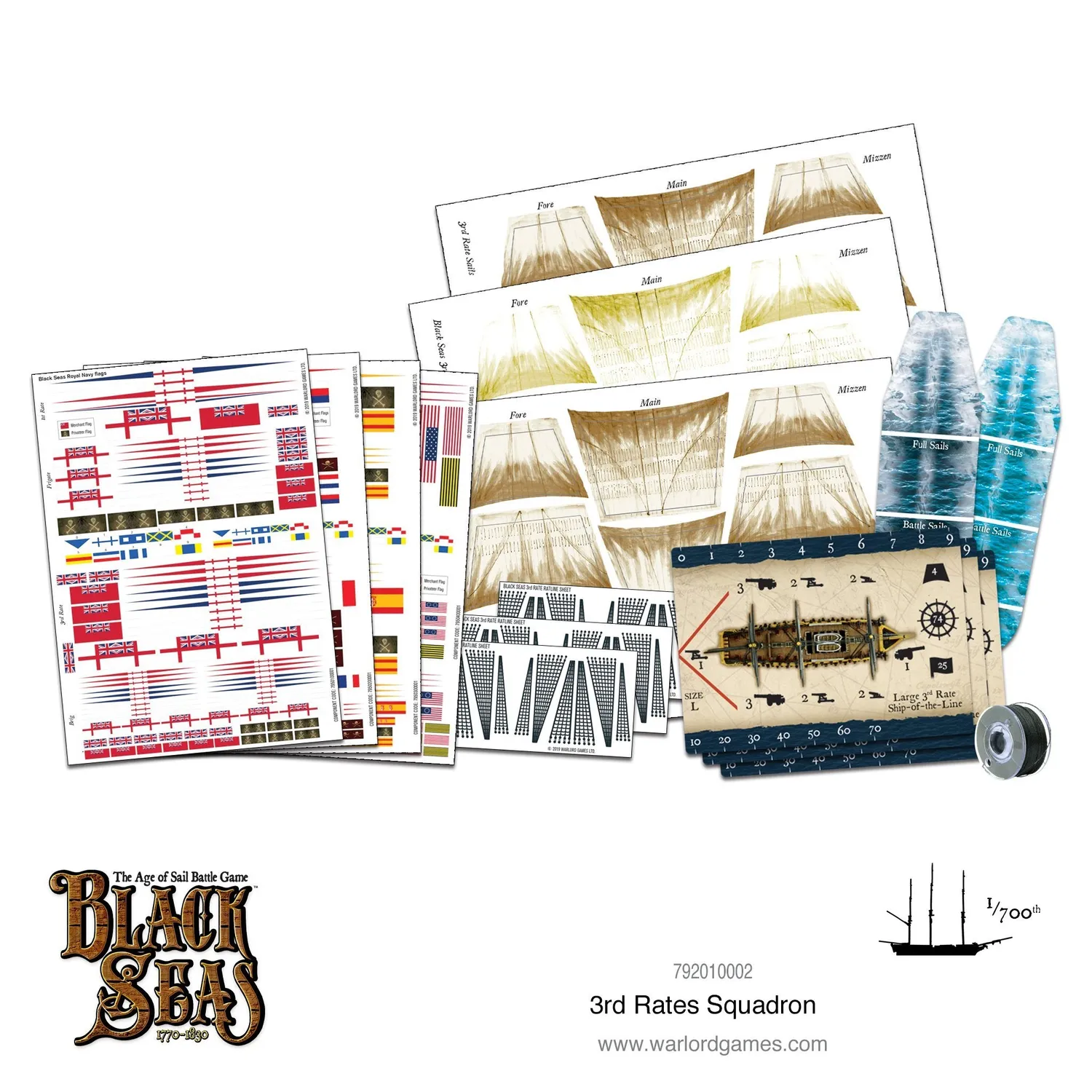 Black Seas 3rd Rates Squadron maquette navale plastique