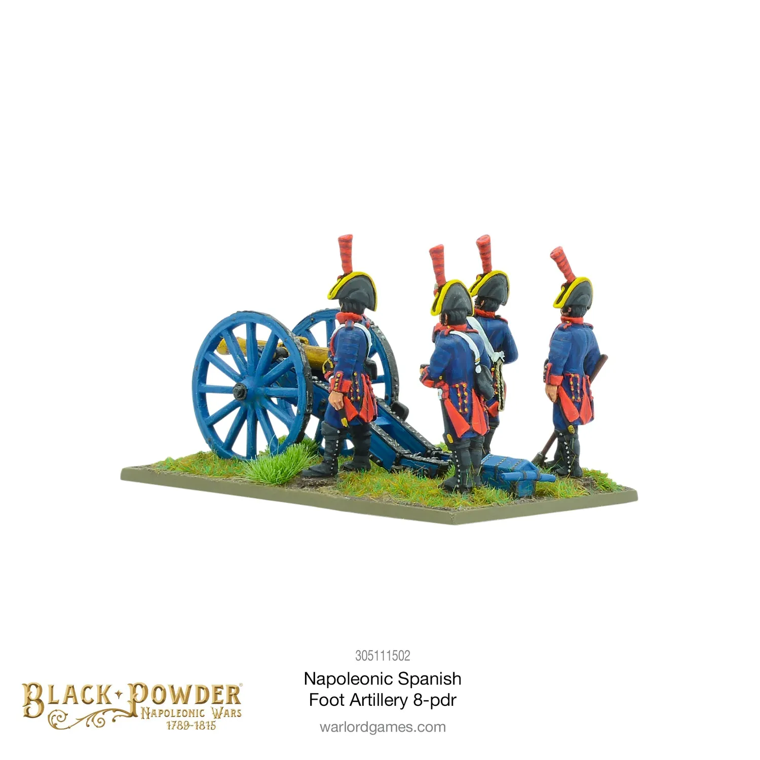 Bolt Action Black Powder Spanish 8-pdr artillerie à pied