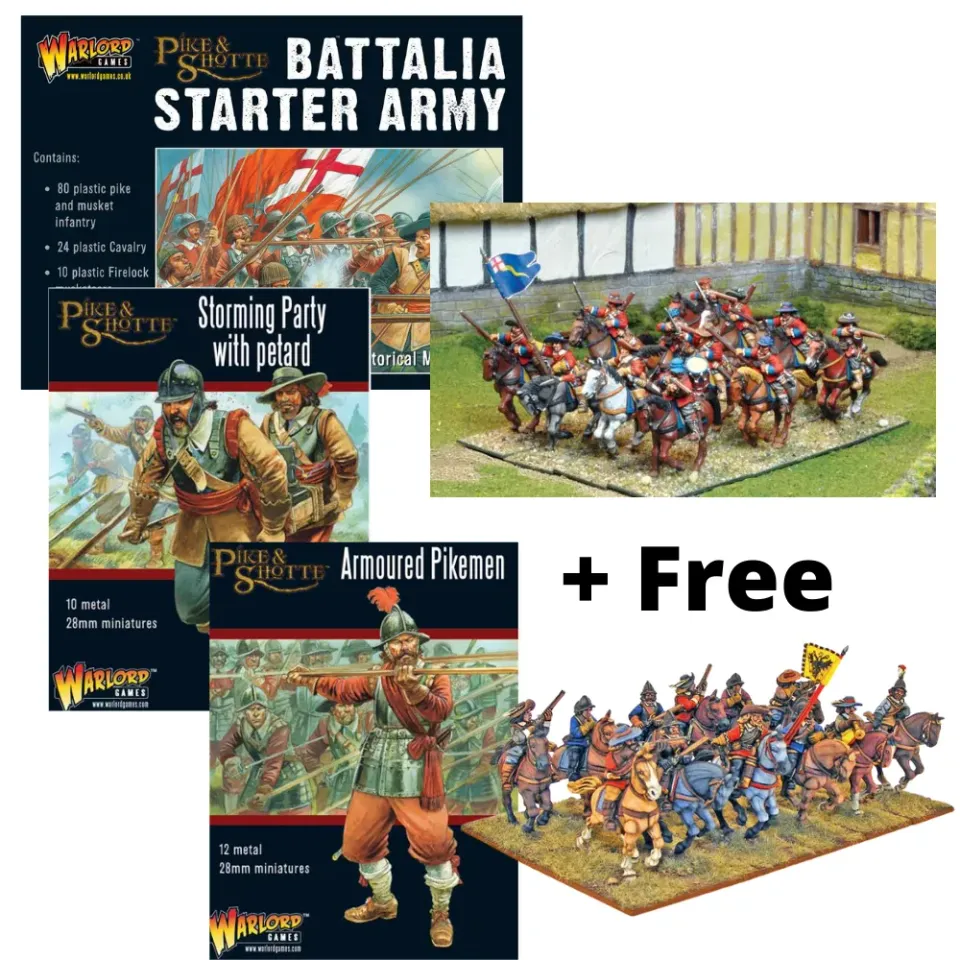 Warlord Games Pike & Shotte Start Collecting guerre civile coffret