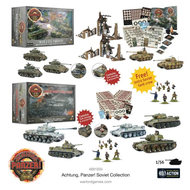 Bolt Action Achtung Panzer! Soviet Collection coffret sovitique