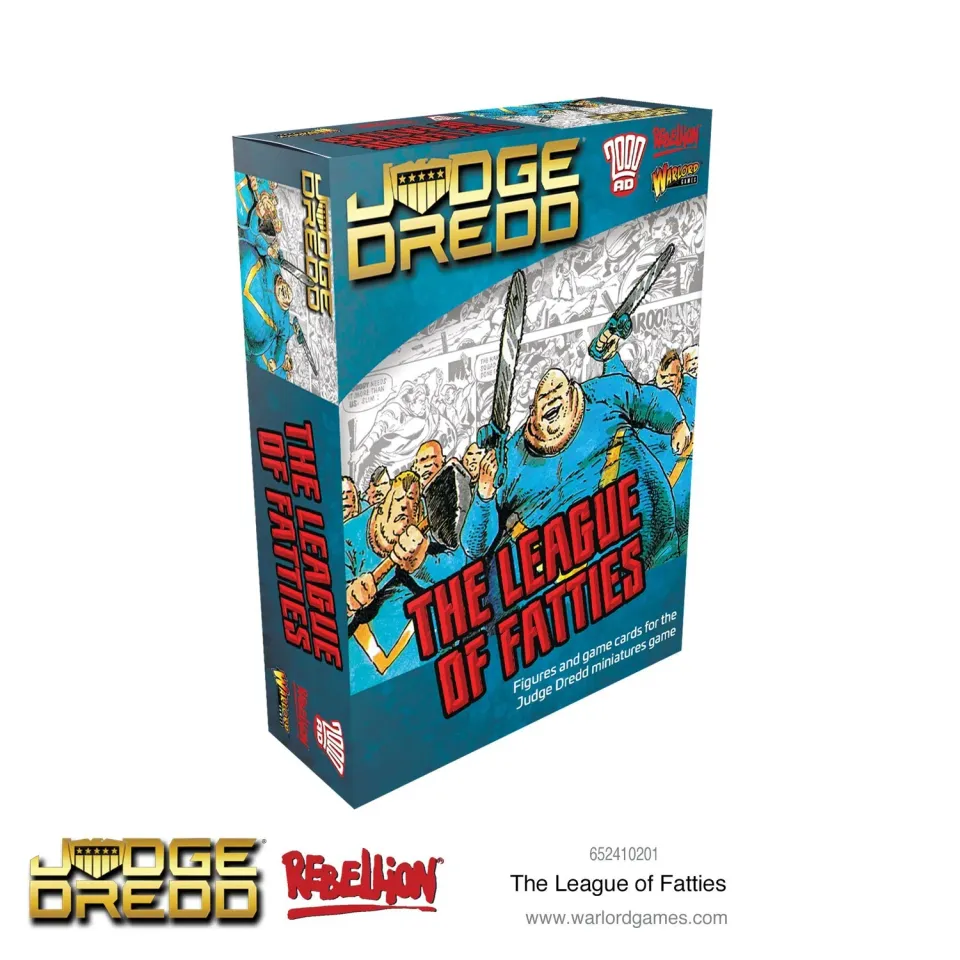 Bolt Action Judge Dredd The League of Fatties figurines résine