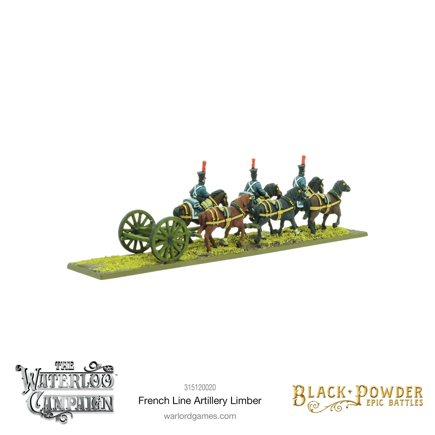 Warlord Games Black Powder Epic Battles French Line Artillery Limber figurine