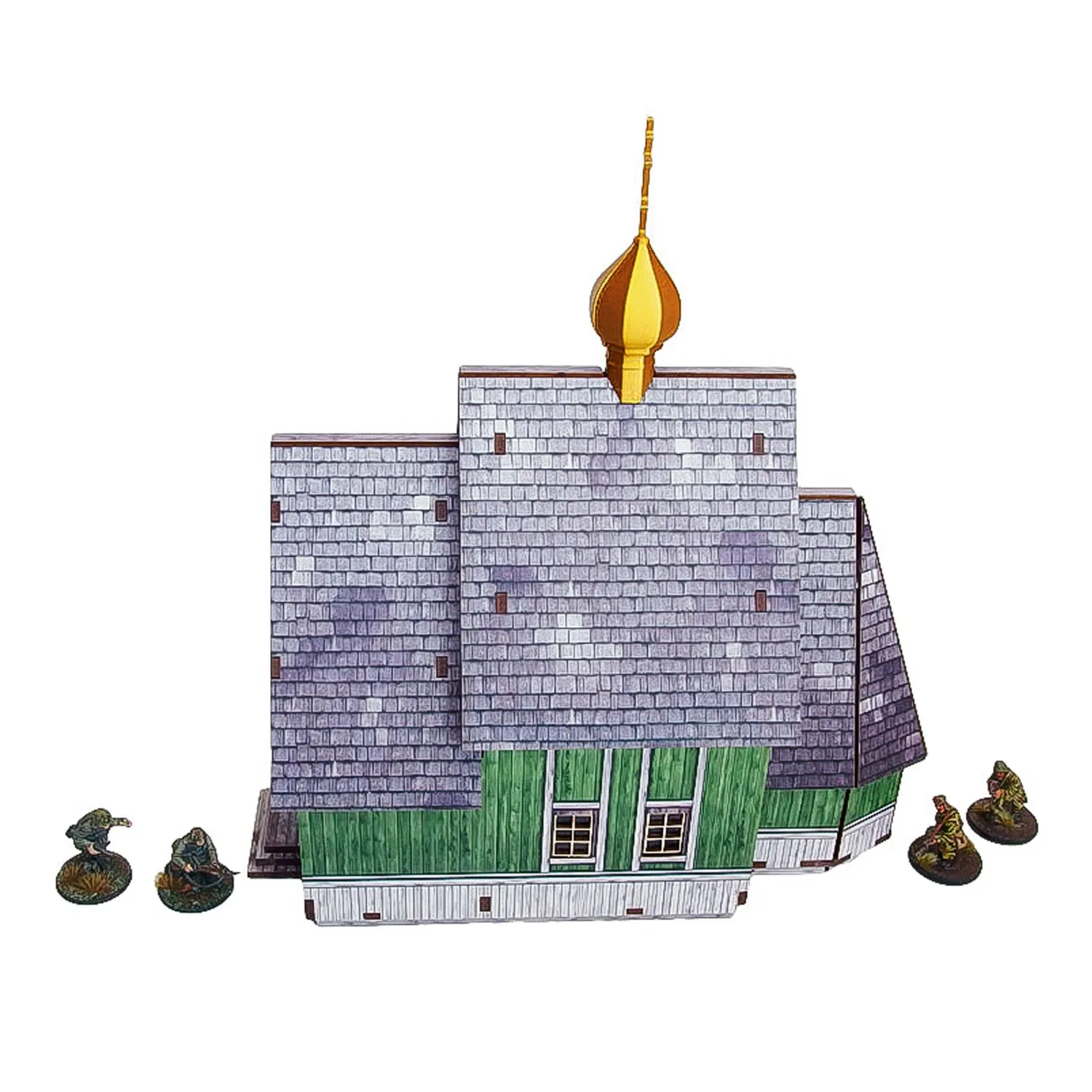 Bolt Action WW2 Ostfront Village Tserkov église prépeinte 28-30 mm