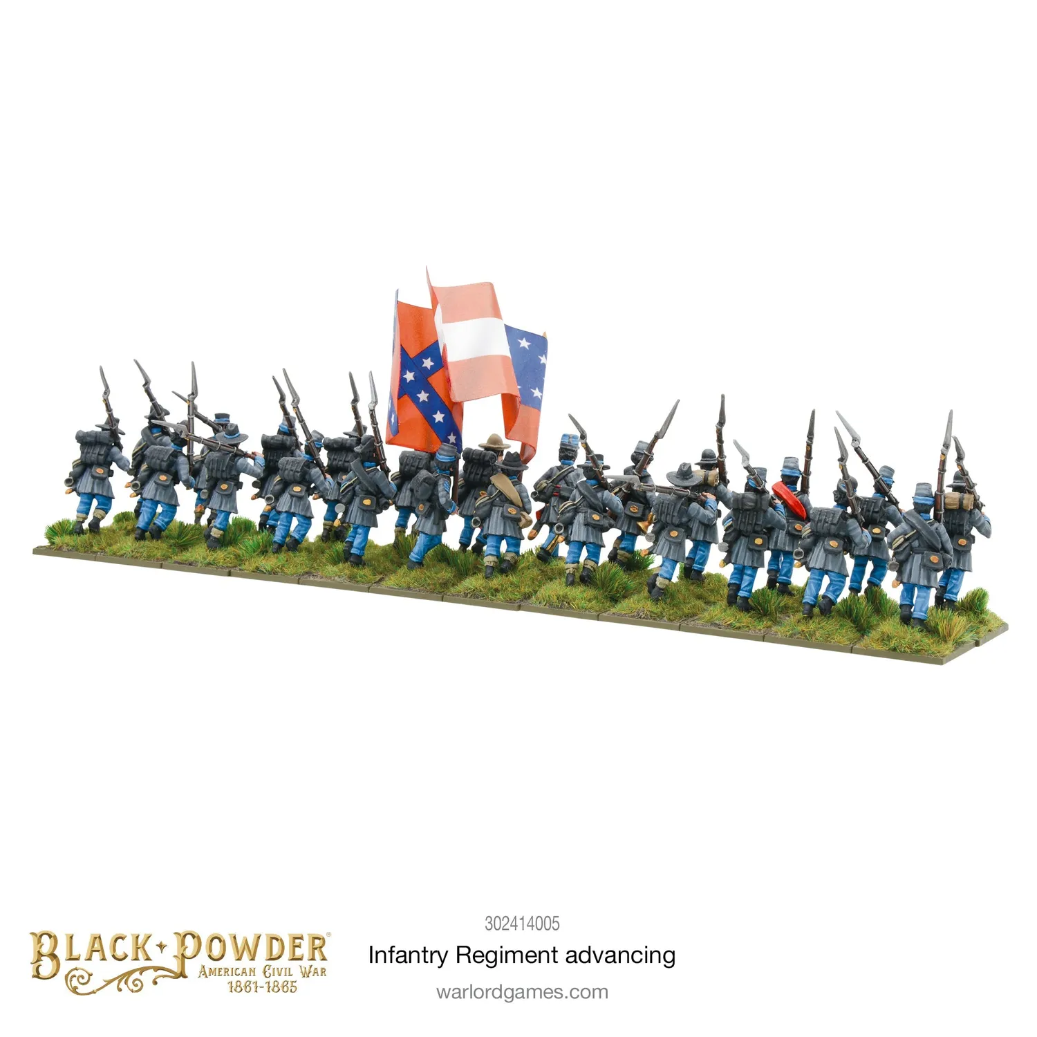 Warlord Games Black Powder Infantry Advancing régiment Union