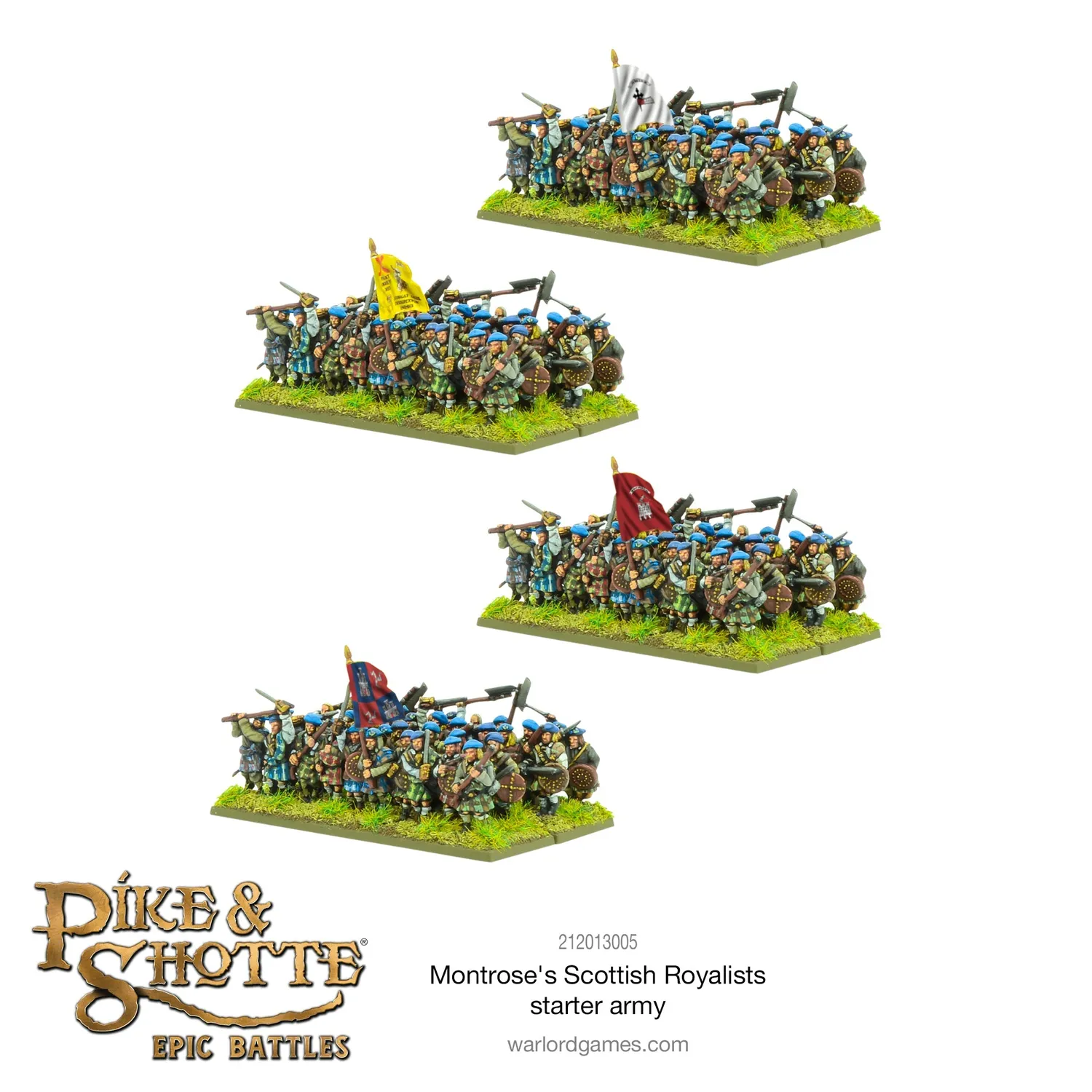Pike & Shotte Epic Battles Montrose Royalists armée starter