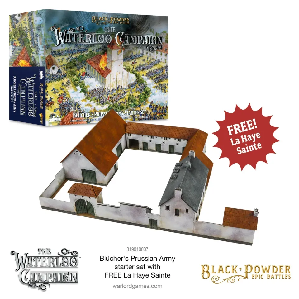 Bolt Action Black Powder Epic Battles Waterloo Prussian Starter Army coffret armée
