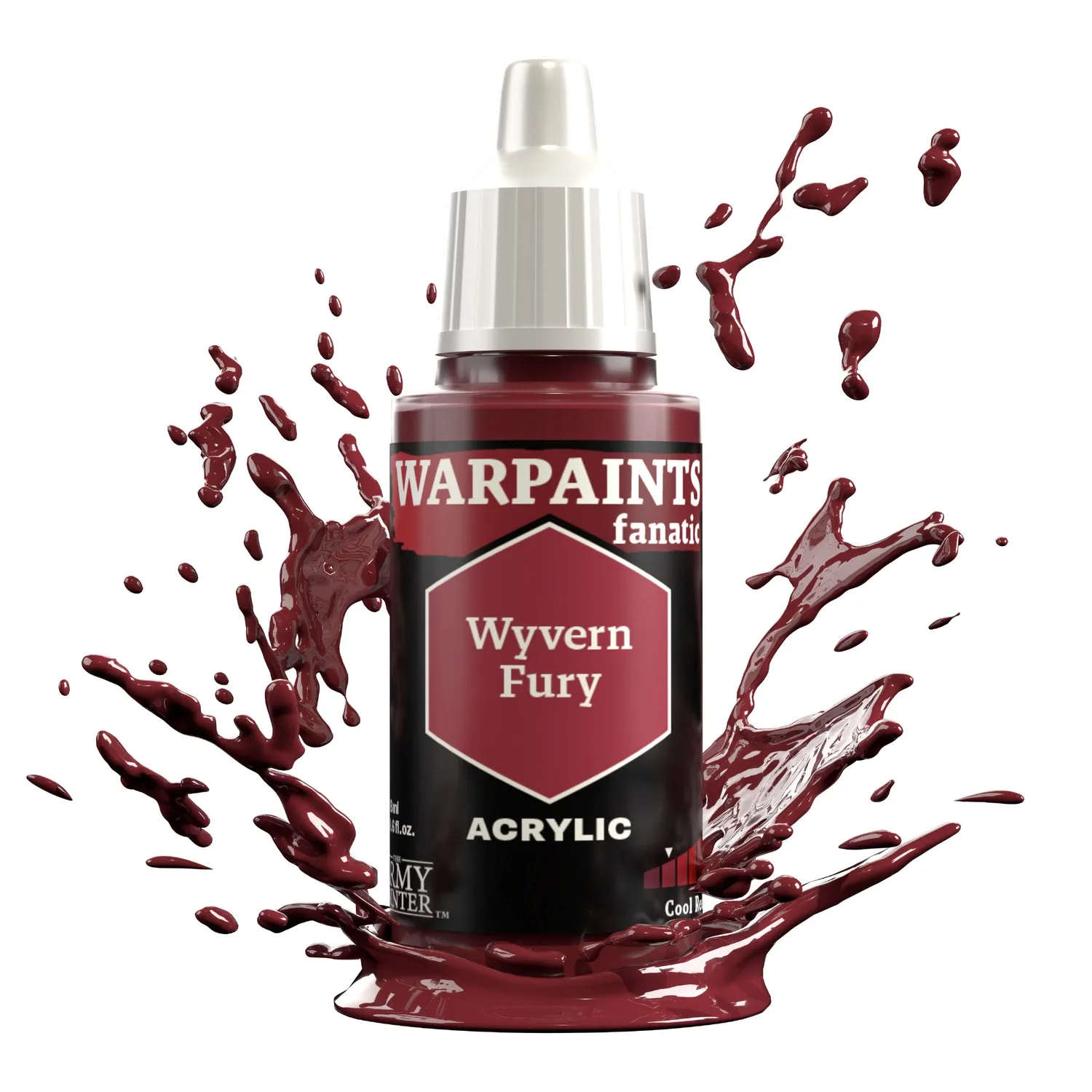 Army Painter Warpaints Fanatic Wyvern Fury peinture rouge 18 ml couvrante
