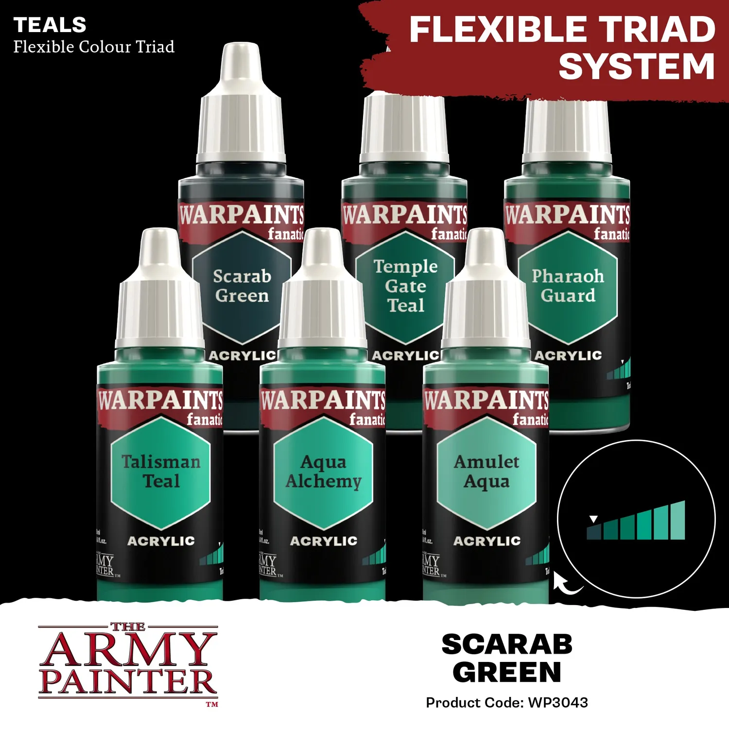 Bolt Action Warpaints Fanatic Scarab Green peinture verte 18 ml