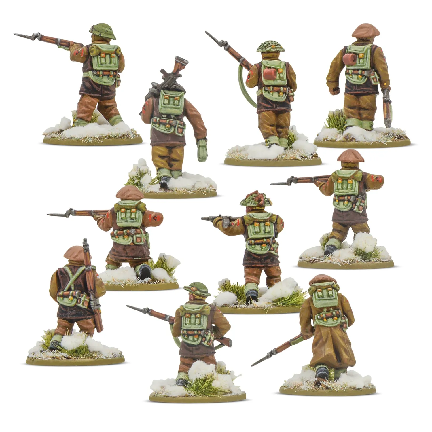 Bolt Action Crossing the Rhine British & Canadian Winter Starter Army