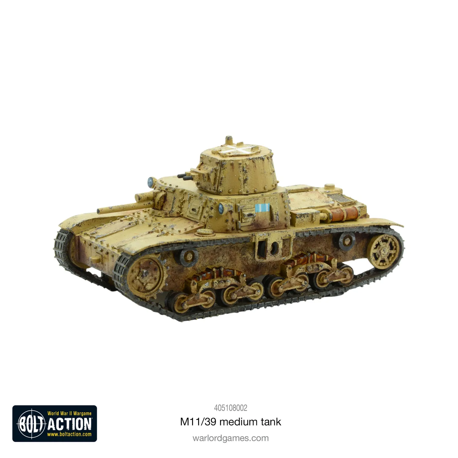 Bolt Action M11/39 char moyen italien véhicule résine métal