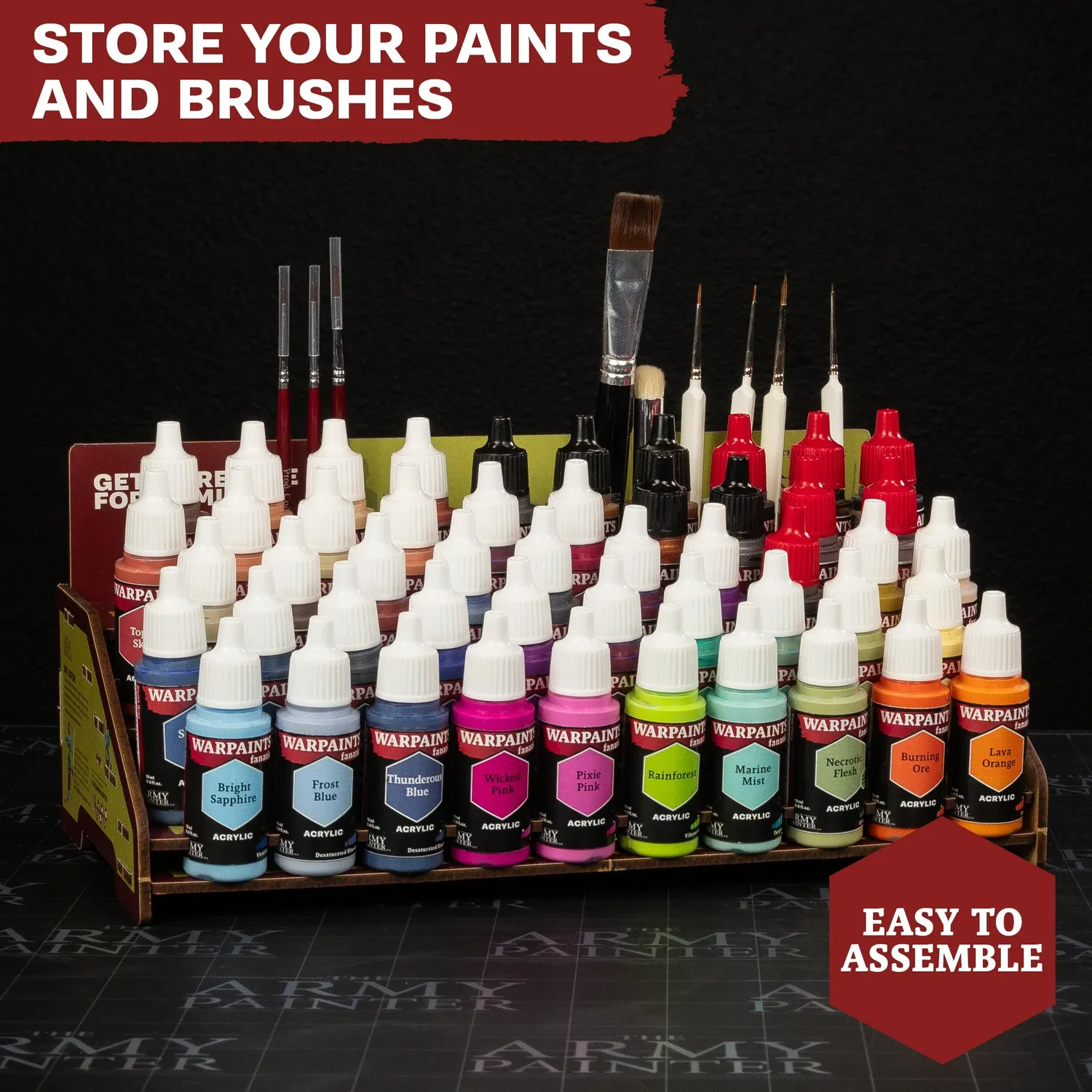 Army Painter Warpaints Fanatic Mega Set peintures 50 couleurs