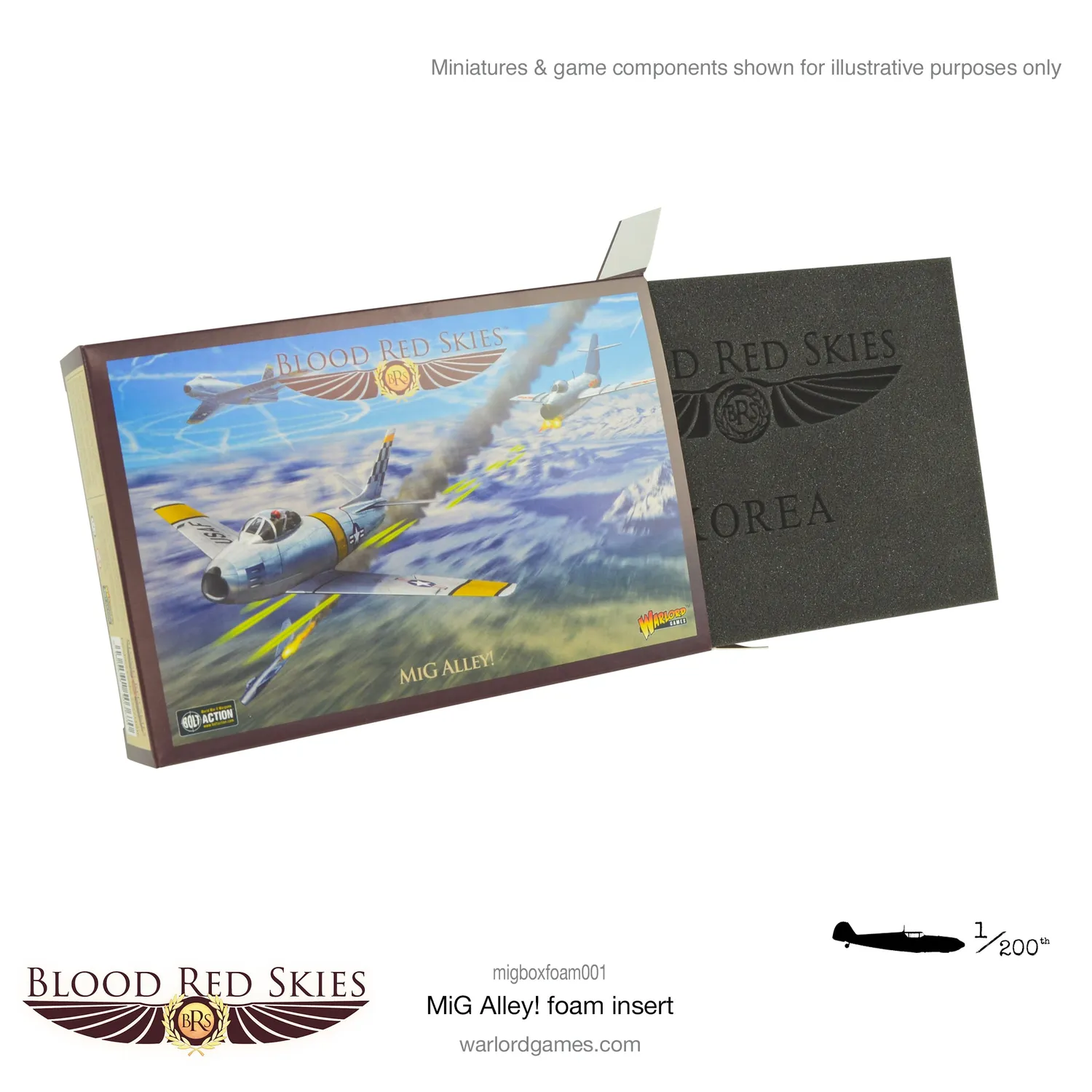 Blood Red Skies MiG Alley mousse de rangement insert