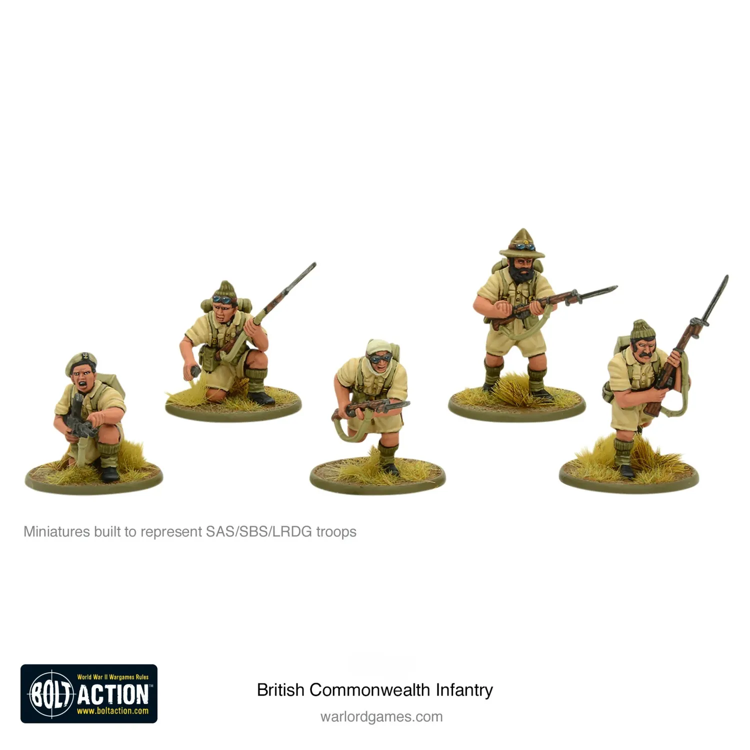 Bolt Action Desert Raiders coffret figurines désert