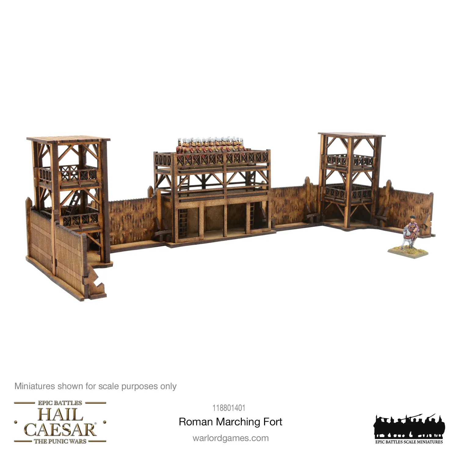Bolt Action Hail Caesar Epic Battles Roman Marching Fort décor MDF