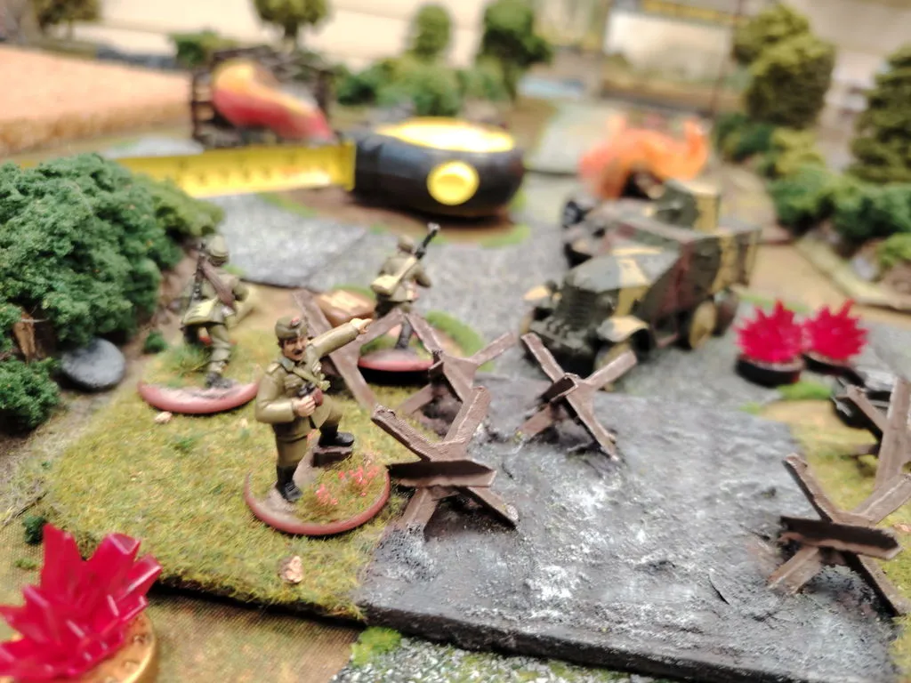 Bolt Action Commandants peloton hongrois figurines résine