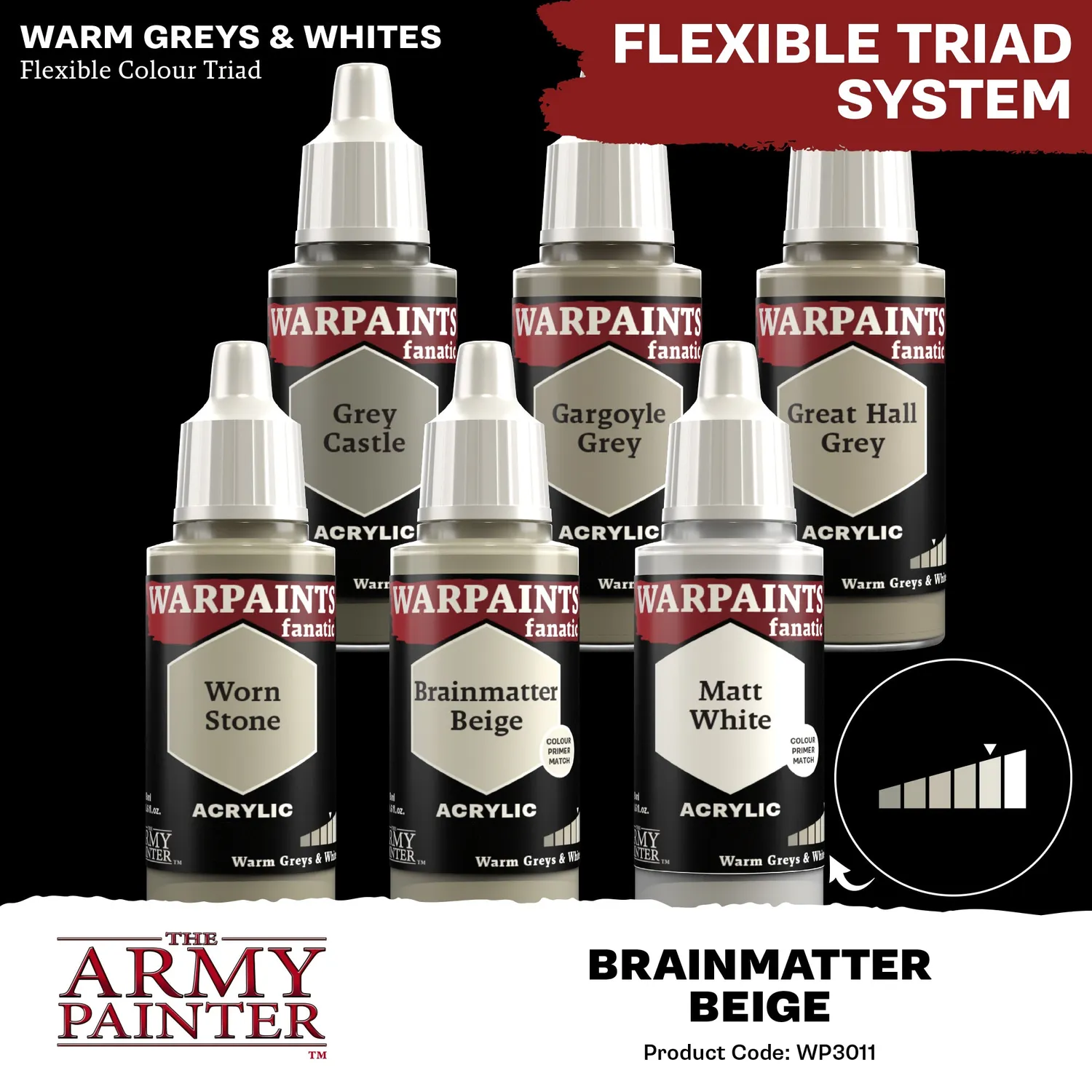 Army Painter Warpaints Fanatic Brainmatter Beige peinture 18 ml