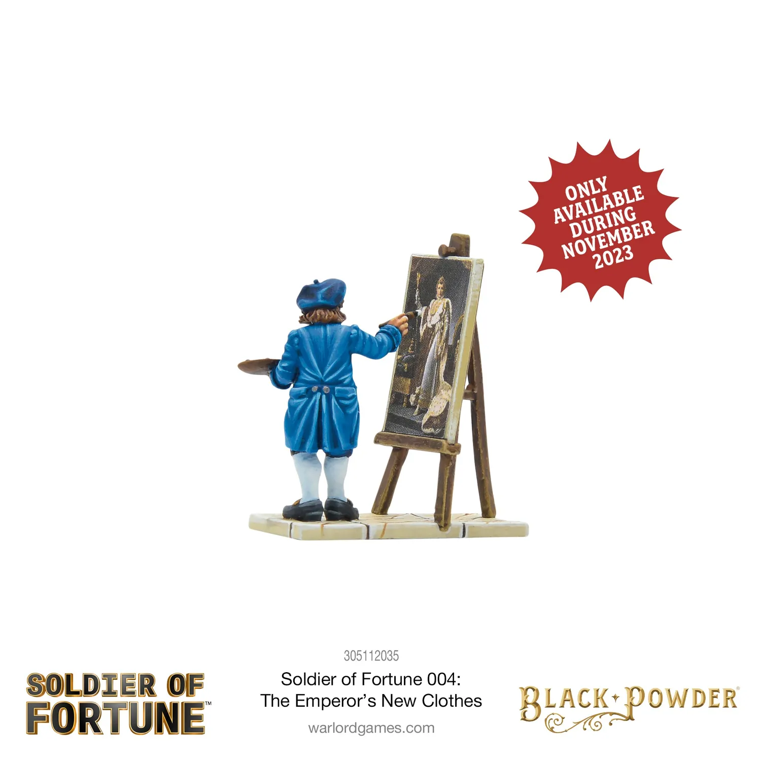 Bolt Action Soldier of Fortune 004 The Emperor’s New Clothes figurine métal