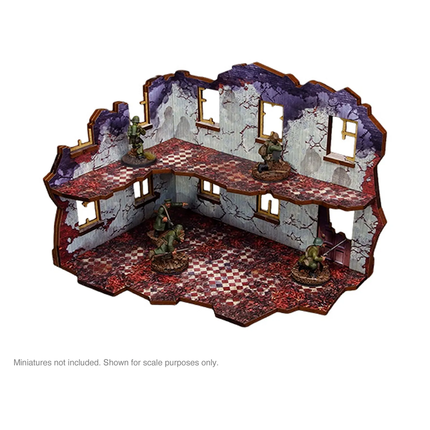 Bolt Action Pre-Painted WW2 Ostfront Stalingrad Univermag Right décor ruiné