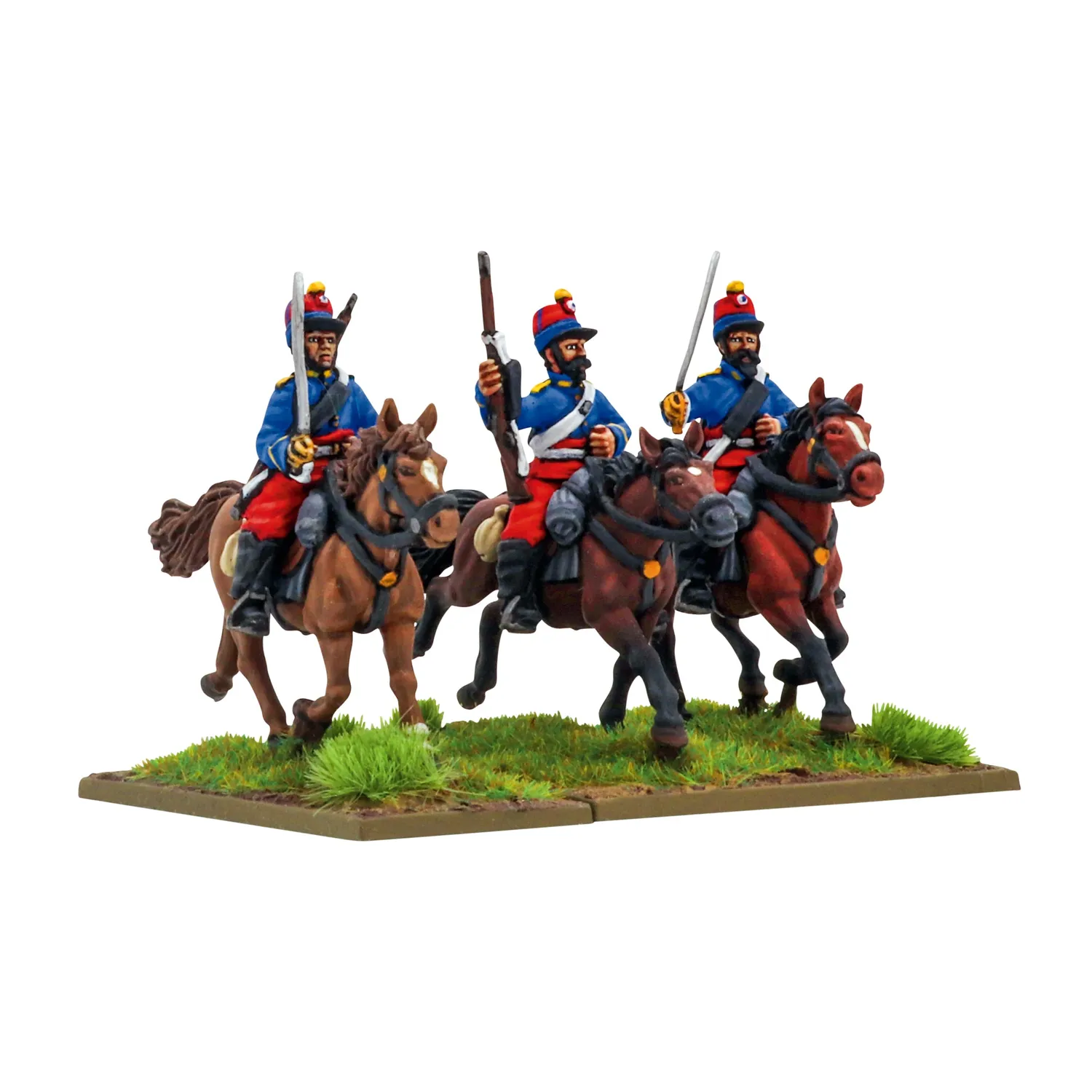 Black Powder Crimean War French Chasseurs d'Afrique cavalerie métal