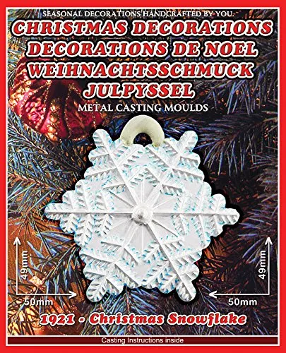 Prince August Flocon de neige PA1921 moule décoration Noël plat légère